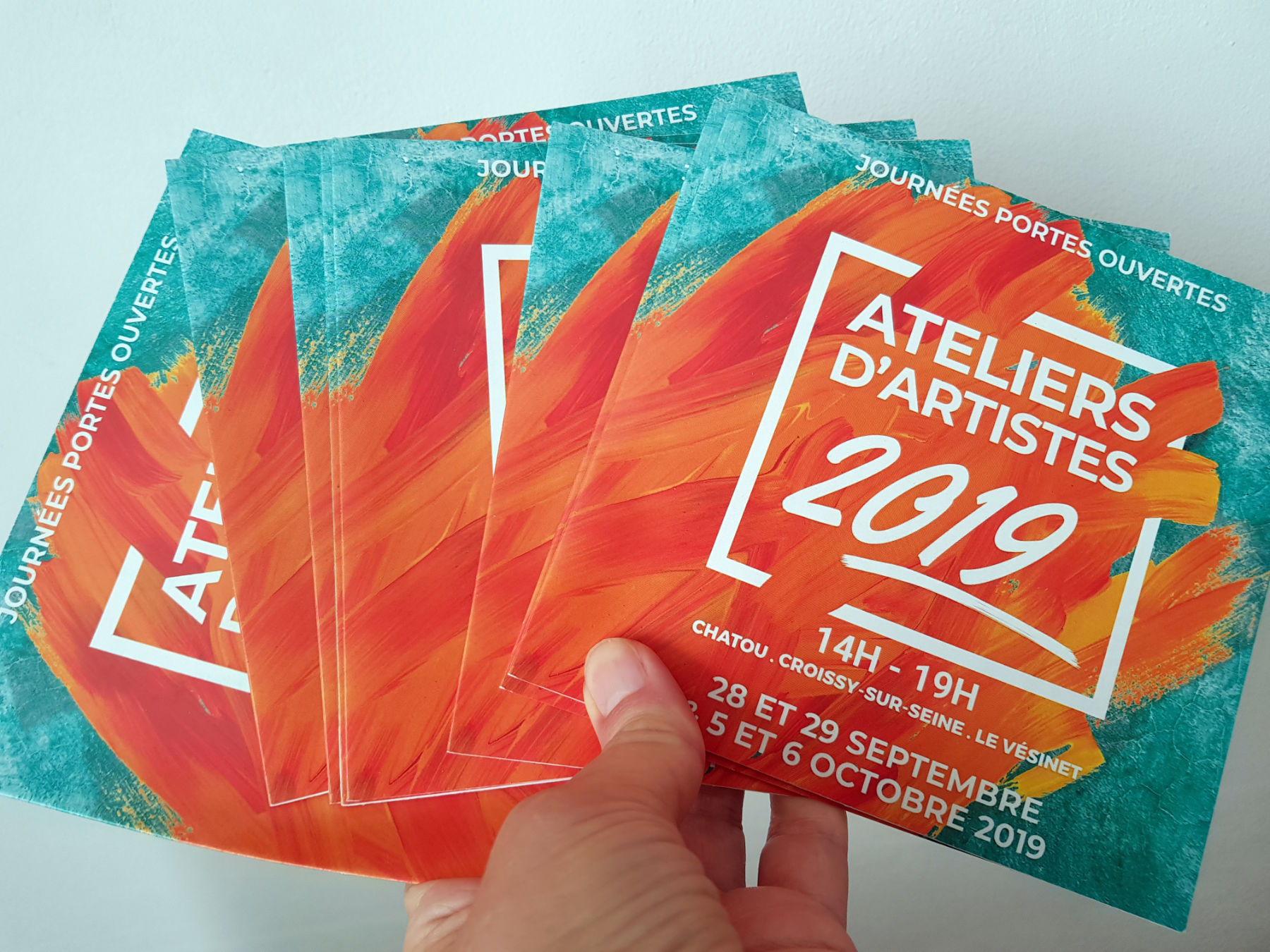 Prospectus portes ouvertes ateliers d'artistes le Vésinet
