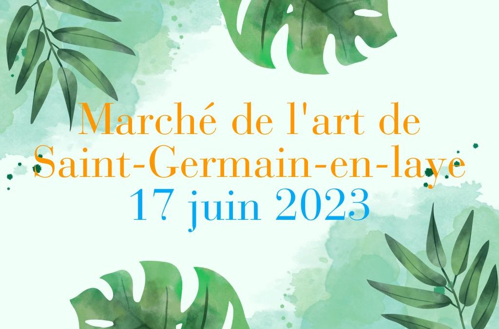 marché de l'art, saint-germain-en-laye, juin 2023