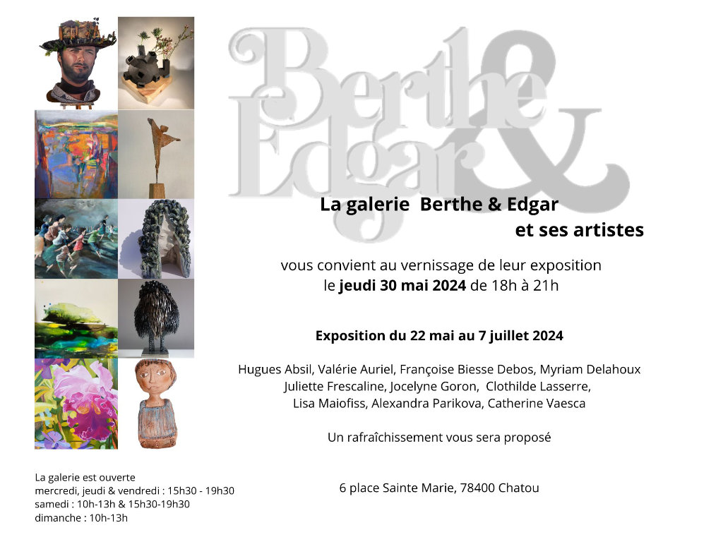 exposition, chatou, Berthe & Edgar