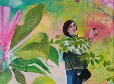 serie au jardin