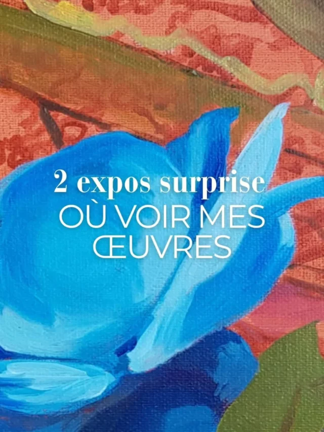 Je participe à deux expositions cette rentrée. La première est une exposition en duo sur le rapport (compliqué) des humains à la nature à l'@atelierpieceunique. Un lieu qui m'est cher et dans lequel j'expose régulièrement. La seconde est une exposition collective sur le bonheur où vous verrez une de mes toiles de la série Jardins. C'est à la galerie l'Esprit de l'Escalier @galerieee. Ce lieu sera une première pour moi. Au plaisir de vous voir dans l'un ou l'autre lieu.